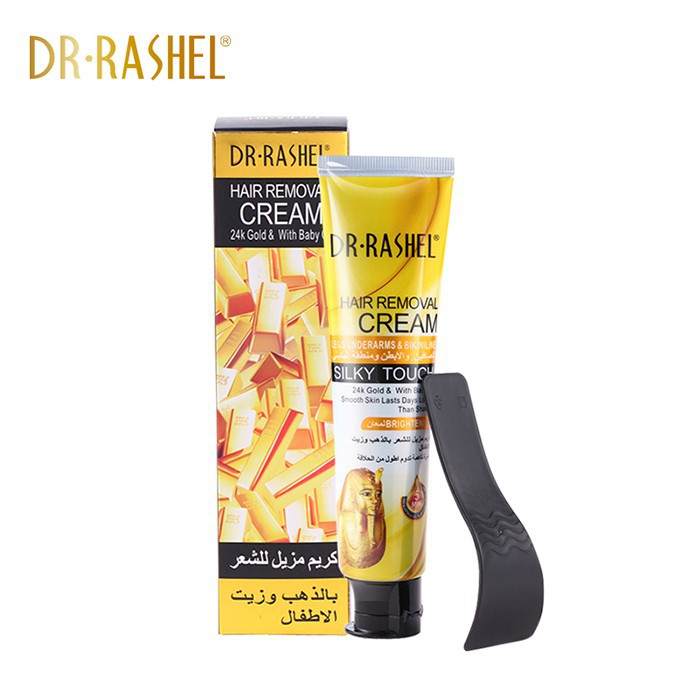 کرم موبر دکتر راشل مدل طلای 24 عیار dr.rashel HAIR REMOVAL cream